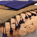 Royal Blue Saree with Golden Border and Tassel Pallu